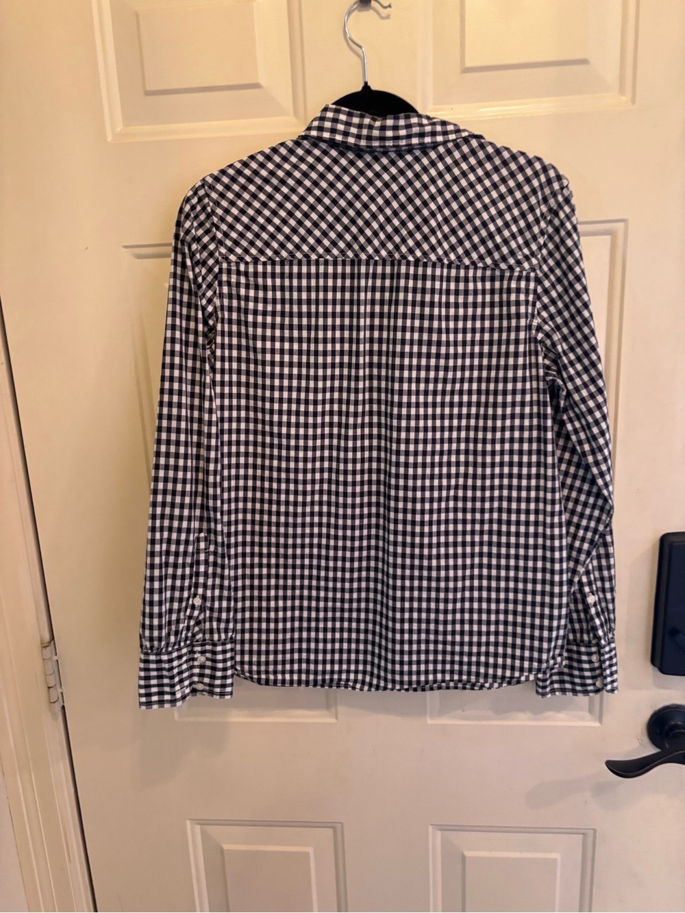 J. Crew Black & White Gingham Button-Down Shirt - Picture 3 of 5